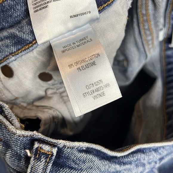 AGOLDE High Rise Straight Leg Jeans Size 25 - Picture 9 of 10